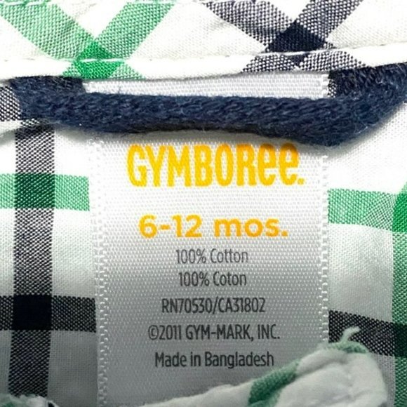 Gymboree Tattersall Check Long-Sleeve Button Down - Picture 4 of 5